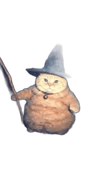 Wizard Cat Background